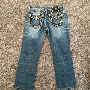 cropped miss me jeans